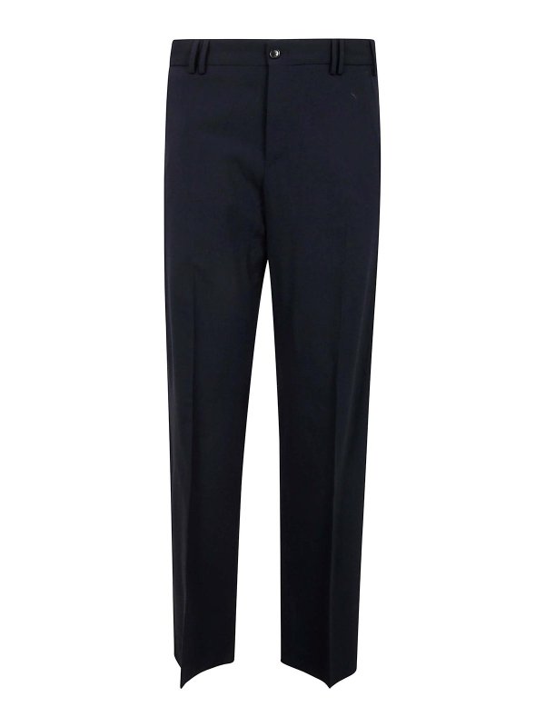 PT TORINO: Pantalons casual - Pantalons Décontractés - Bleu