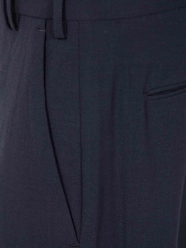 The Best Shops PT TORINO: Pantalons casual - Pantalons Décontractés - Bleu