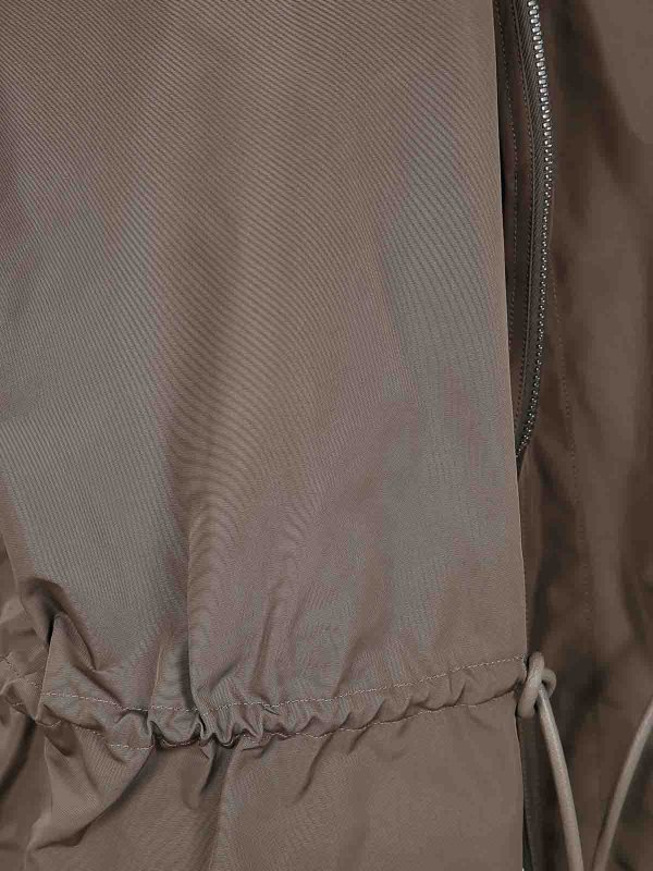 The Best Shops RICK OWENS: leather jacket - Leather Sail Jacket