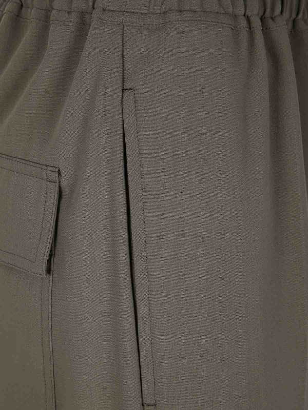 The Best Shops RICK OWENS: カジュアルトラウザー - カジュアルパンツ - グレー