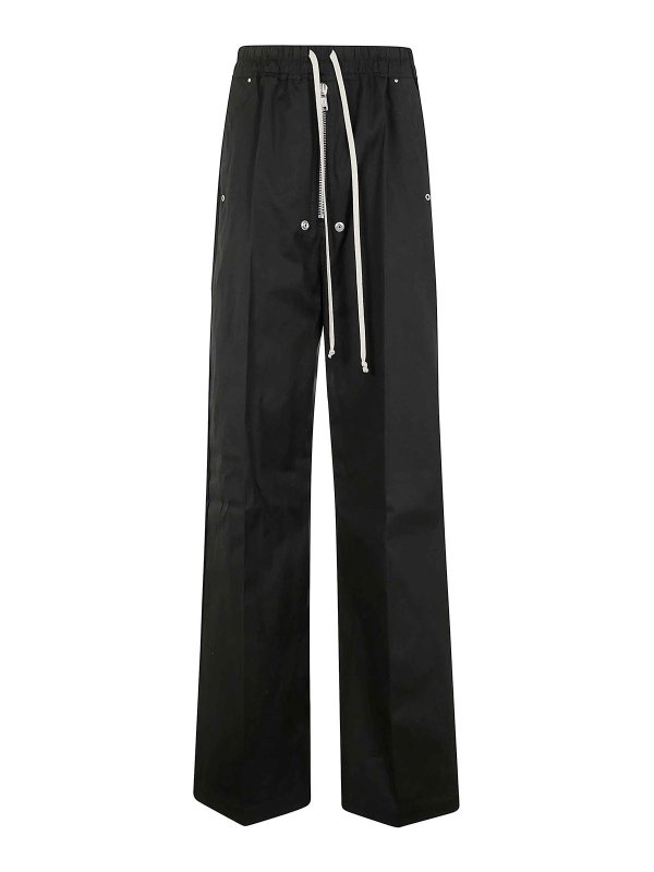 RICK OWENS: casual trousers - Wide Bela Pants