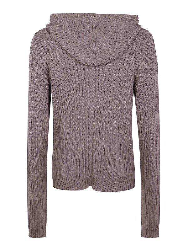 RICK OWENS: casual jackets online - Zipped Hoodie Jacket