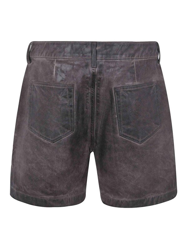 RICK OWENS: Trousers Shorts online - Denim Shorts Geth Cutoffs