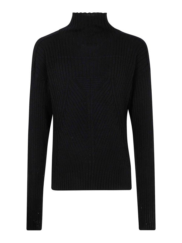 RICK OWENS: クルーネック - クルーネック - 黒