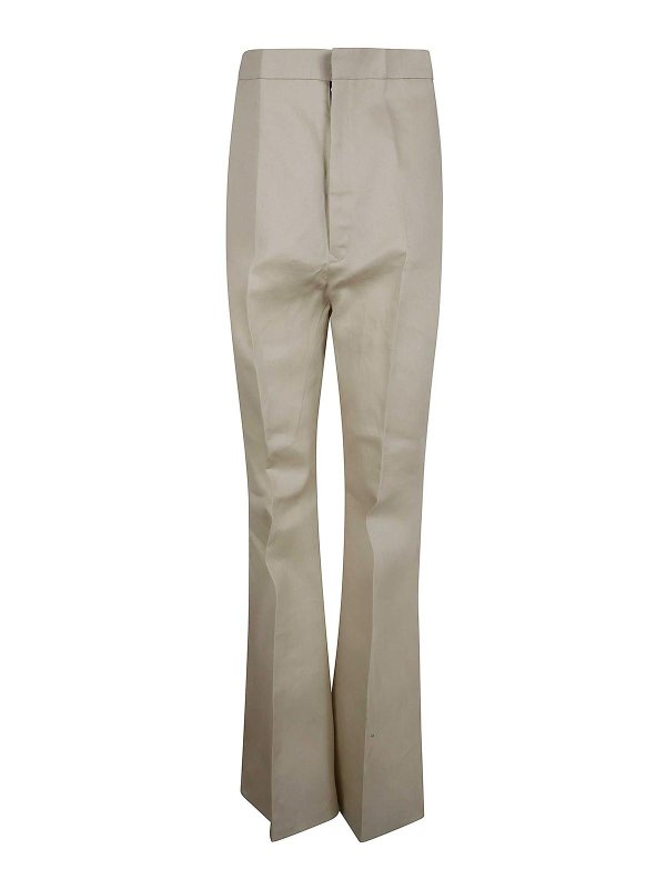 RICK OWENS: カジュアルトラウザー - カジュアルパンツ - グレー