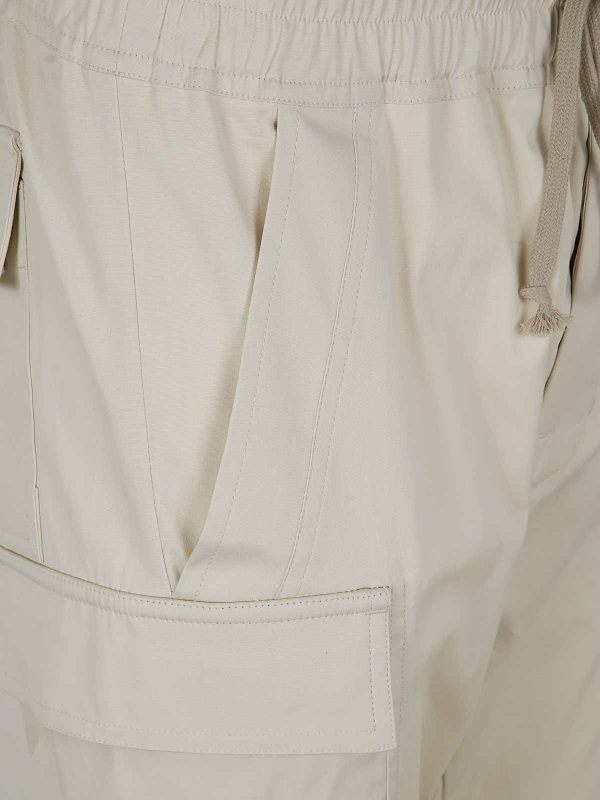 The Best Shops RICK OWENS: カジュアルトラウザー - カジュアルパンツ - グレー