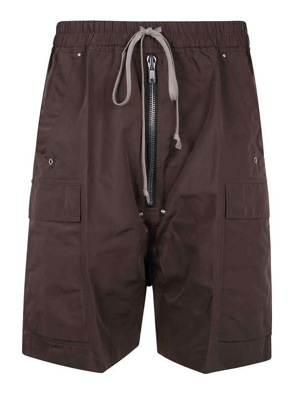 RICK OWENS: トラウザーショーツ - ショートパンツ - グレー