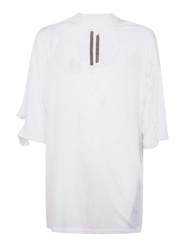 RICK OWENS: Camisetas - Camiseta - Blanco