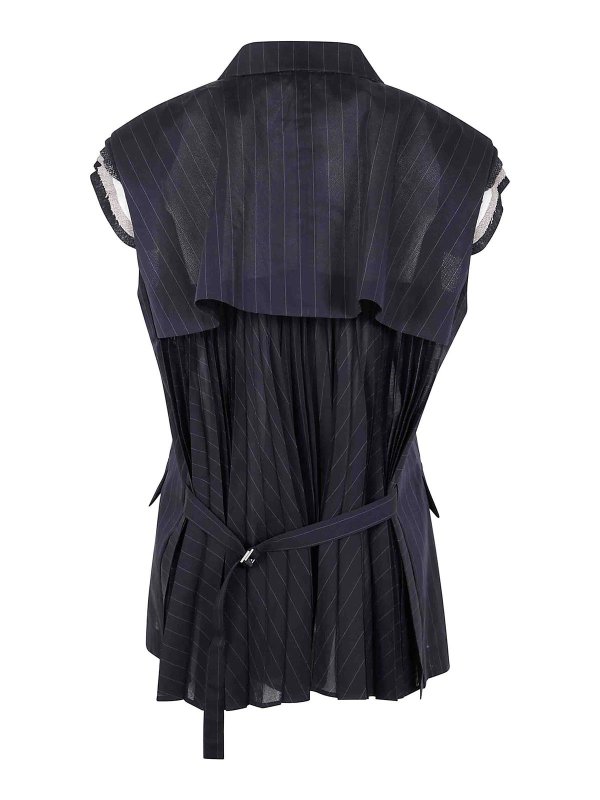 Sacai: Chalecos online - Chaleco - Negro