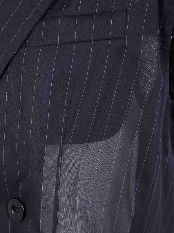 The Best Shops Sacai: Chalecos - Chaleco - Negro