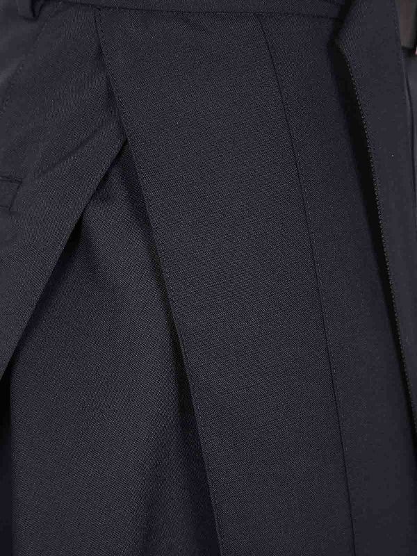 Sacai Suiting Skirt - Black - Women | 2507640001 | thebs.com