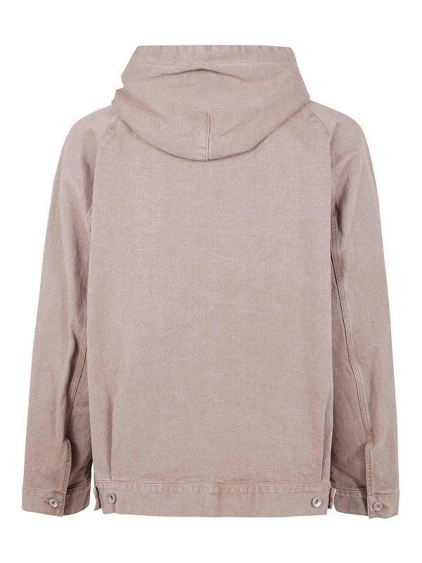 Sacai: Sweatshirts und Pullover online - Sweatshirt - Nude