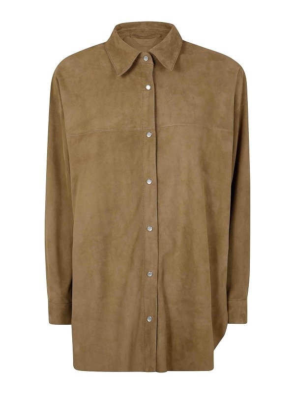 SALVATORE SANTORO: Chaquetas de cuero - Chaqueta De Cuero