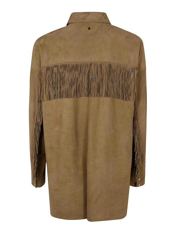 SALVATORE SANTORO: Chaquetas de cuero online - Chaqueta De Cuero