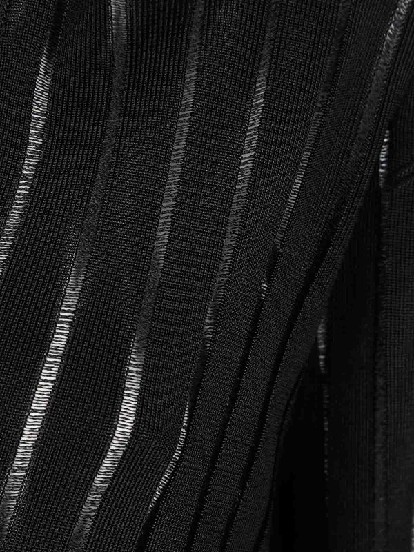 The Best Shops SAPIO: Strickpullover mit V-Ausschnitt - V-Pullover - Schwarz