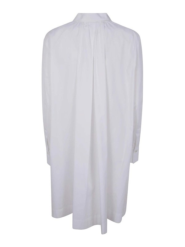 Semicouture: ニーレングスドレス online - 膝丈ドレス - 白