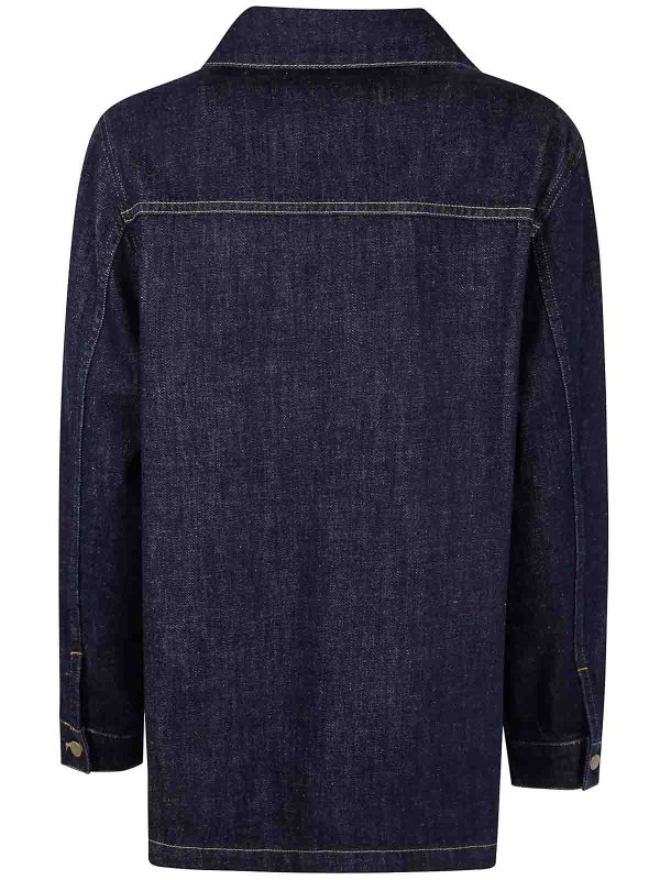 カジュアルジャケット - ブルー shop online: Semicouture