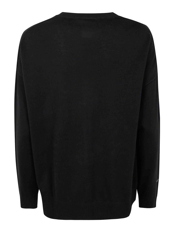 Semicouture: Pull col rond online - Pull Col Rond - Noir