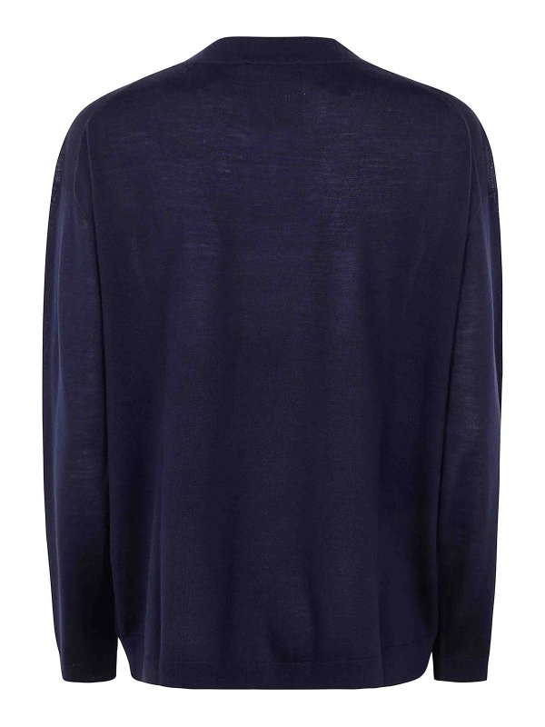 Semicouture: クルーネック online - クルーネック - ブルー