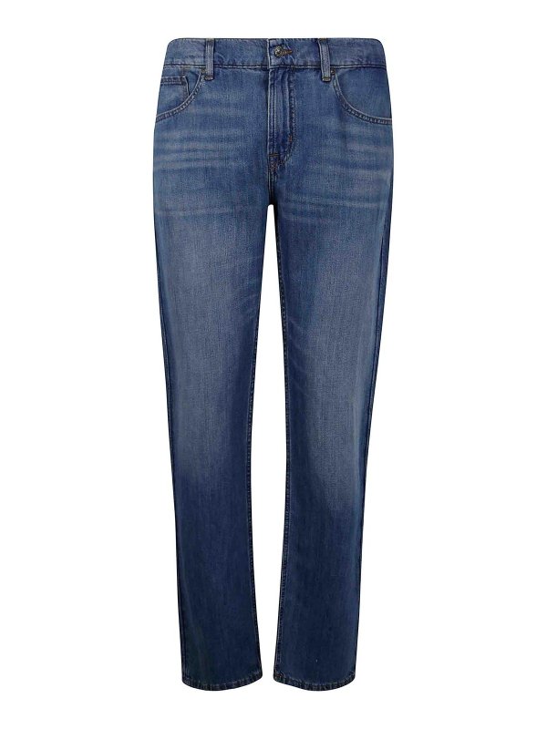 7 FOR ALL MANKIND: Jeans Rectos - Vaqueros Rectos - Azul