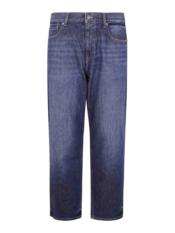 7 FOR ALL MANKIND: straight leg jeans - Denim jeans