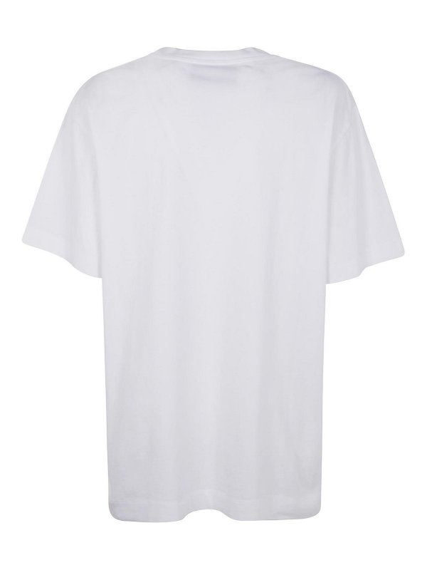 SIMONE ROCHA: t-shirts online - Carnation Print Short Sleeve T-Shirt