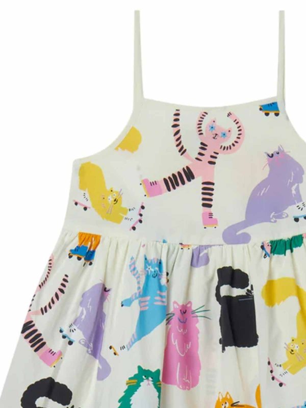 Stella McCartney Kids: Knielange Kleider online - Knielanges Kleid - Weiß