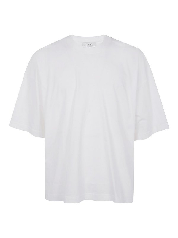 STUDIO NICHOLSON: t-shirt - T-shirt  a maniche corte con marchio
