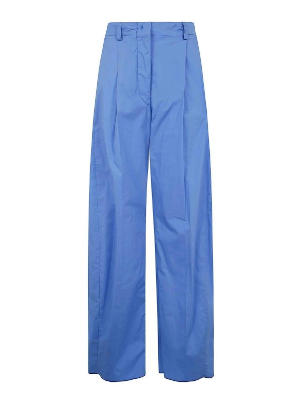 THELATEST: カジュアルトラウザー - カジュアルパンツ - ブルー