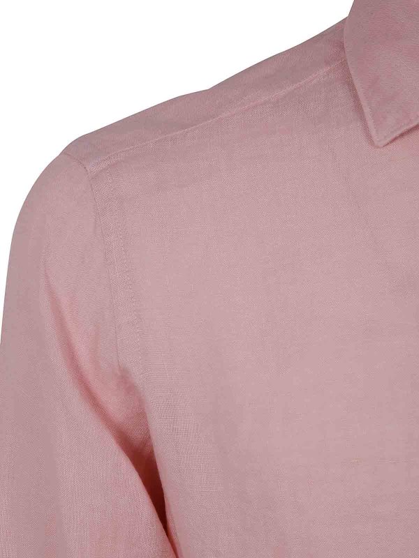 Tシャツ・カットソー TINTORIA MATTEI SS25 LINEN CLASSIC SHIRT (X66TNW UA1) Tintoria Mattei Linen Classic Shirt Clothing – BALTINI