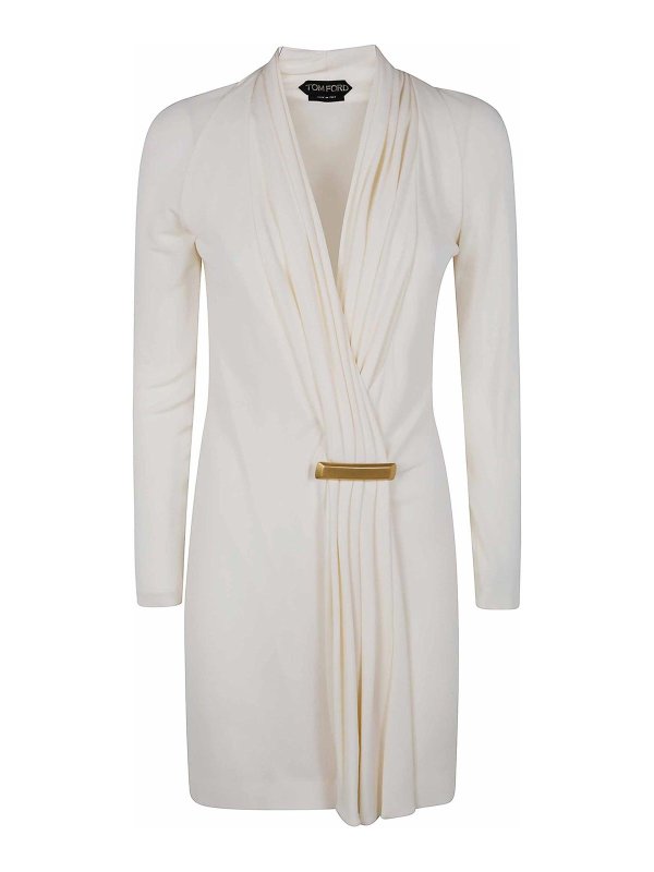 TOM FORD: Abendkleider - Abendkleid - Weiß