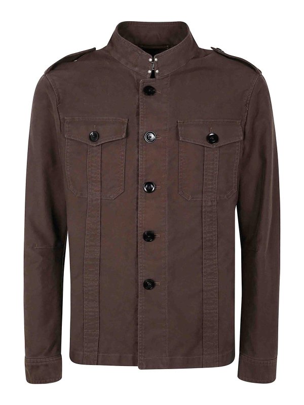 TOM FORD: Hemden - Hemd - Braun