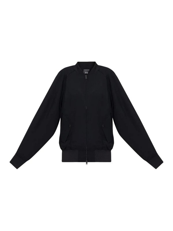 Y-3: カジュアルジャケット - カジュアルジャケット - 黒