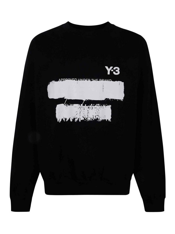 Y-3: crew necks - Pullover