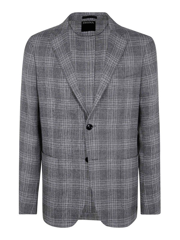 ZEGNA: Chaquetas casual - Chaqueta Casual - Gris