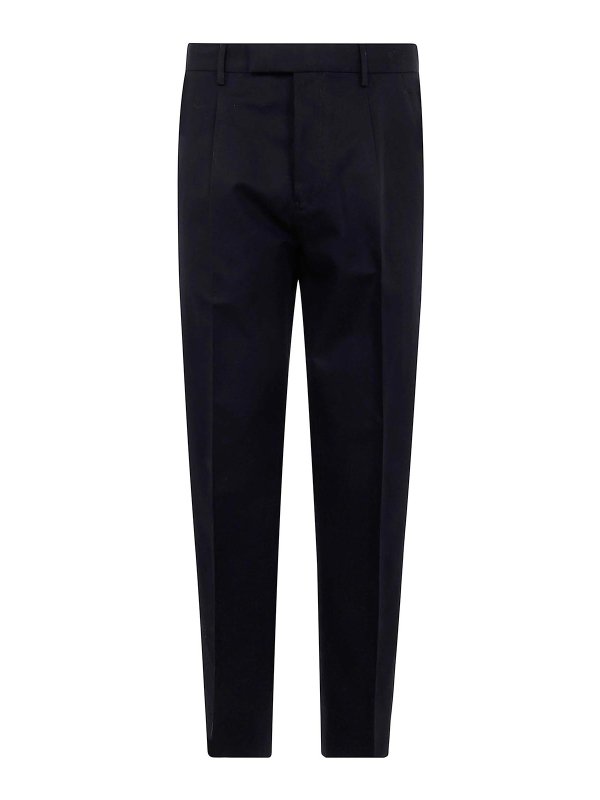 ZEGNA: Pantalons casual - Pantalons Décontractés - Noir