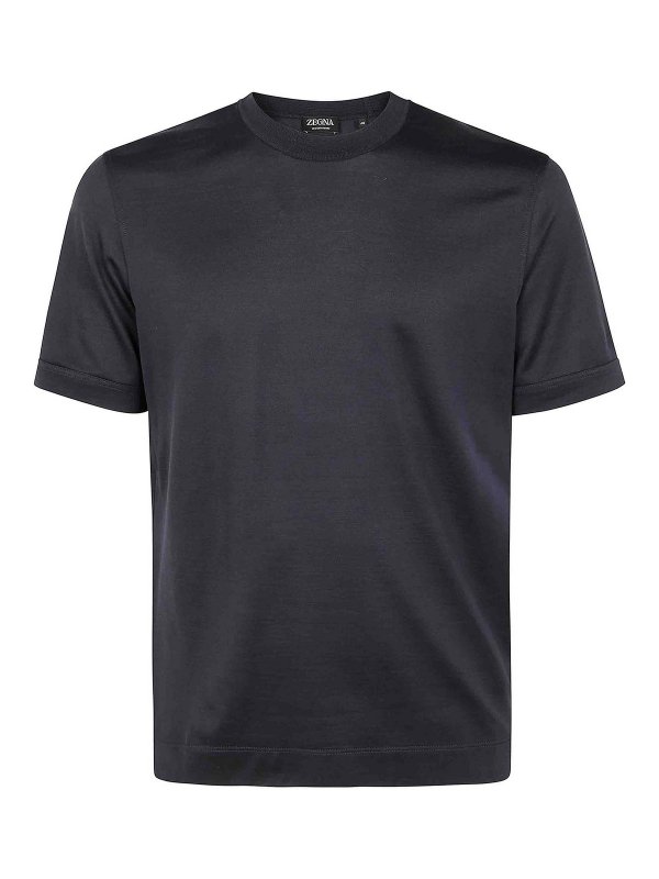 ZEGNA: Camisetas - Camiseta - Azul