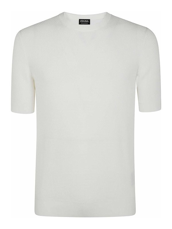 ZEGNA: Camisetas - Camiseta - Blanco