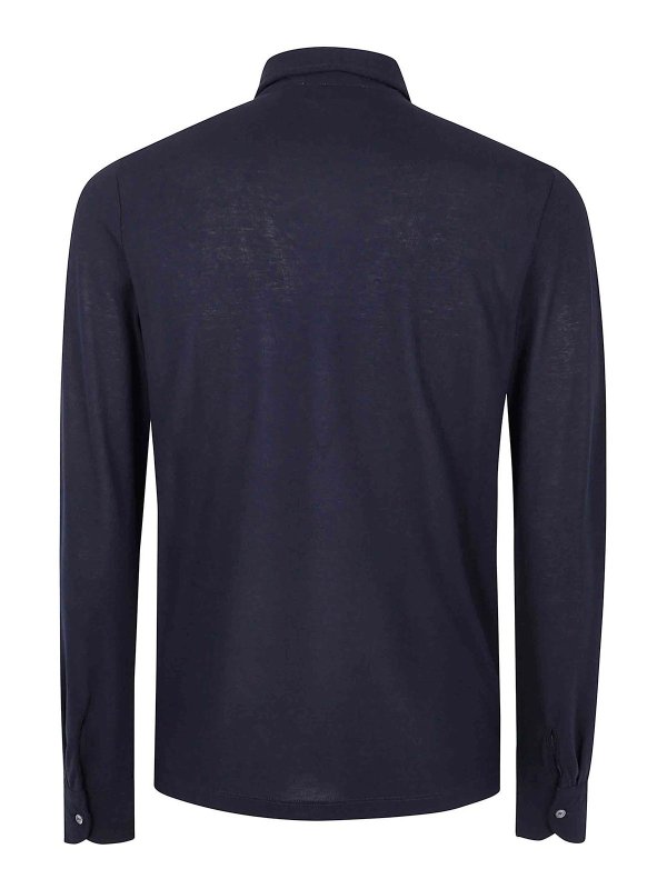 ZANONE: polo shirts online - Long Sleeves Polo Shirt