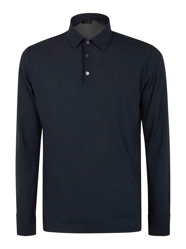 ZANONE: ポロシャツ - ポロシャツ - グレー