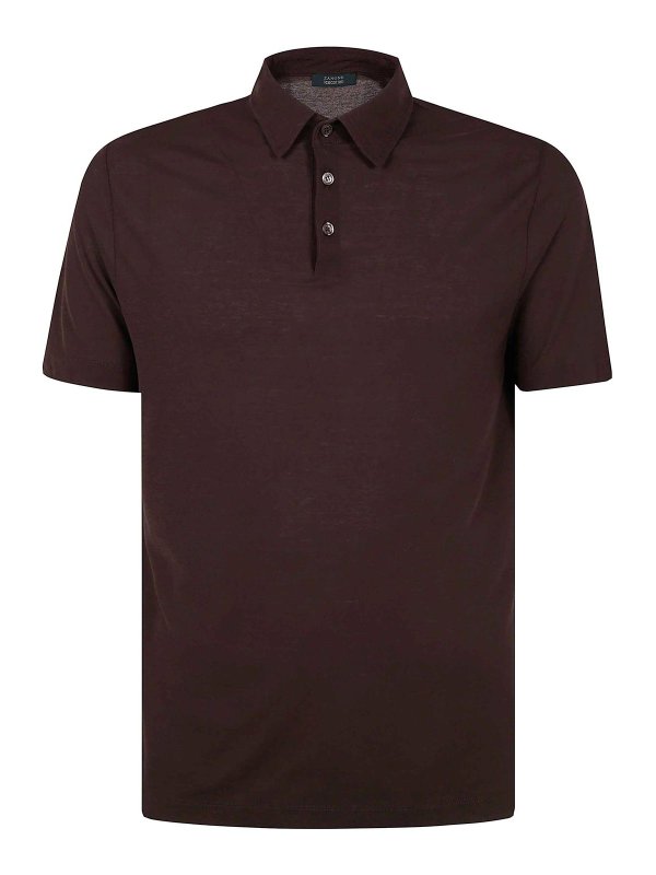 ZANONE: Polos  - Polo - Marron