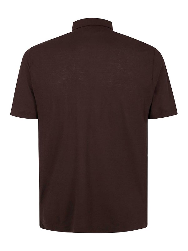 ZANONE: Polos  online - Polo - Marron