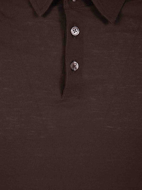 The Best Shops ZANONE: Polos  - Polo - Marron
