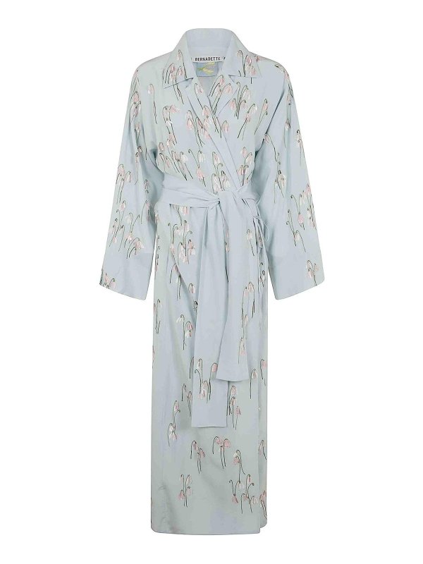 BERNADETTE: Knielange Kleider - Knielanges Kleid - Blau