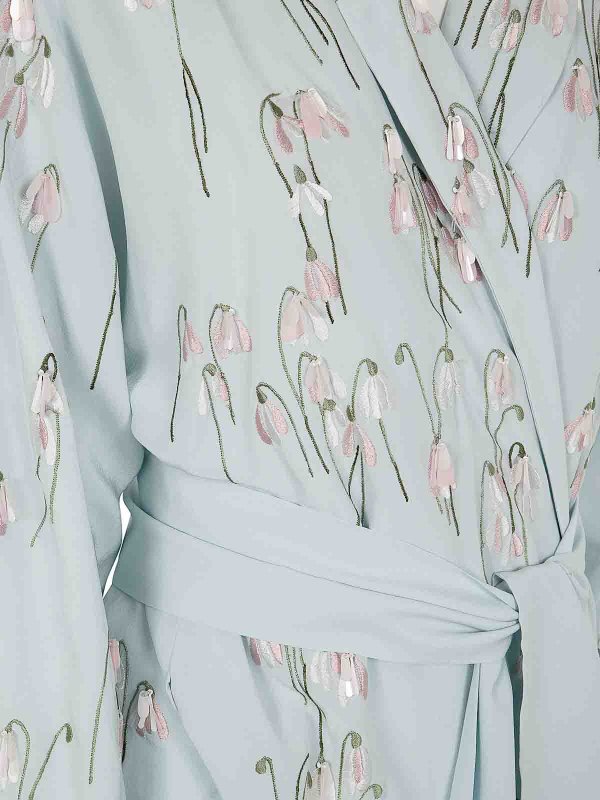 The Best Shops BERNADETTE: Knielange Kleider - Knielanges Kleid - Blau