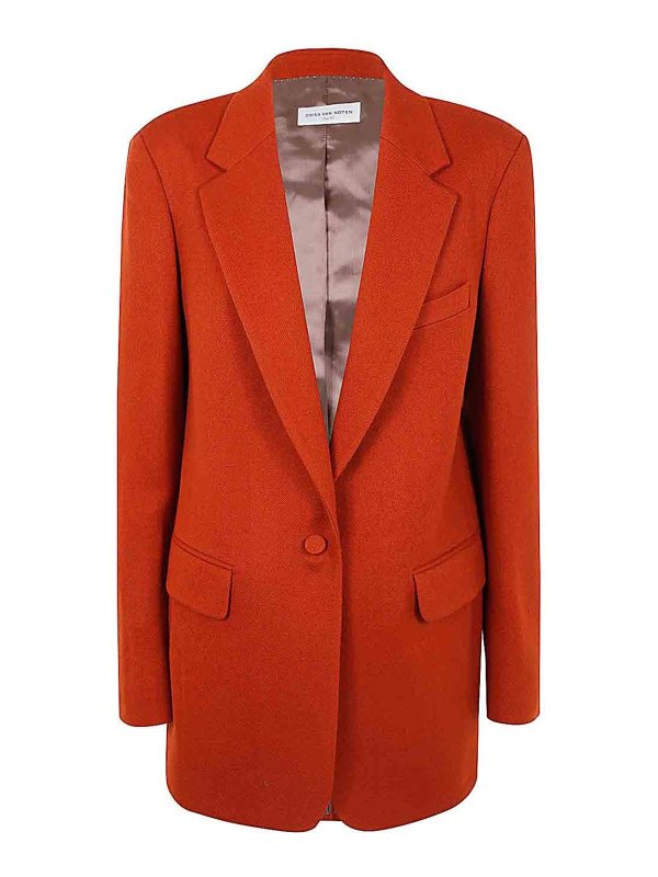 DRIES VAN NOTEN: Vestes casuals - Veste Casual - Rouge