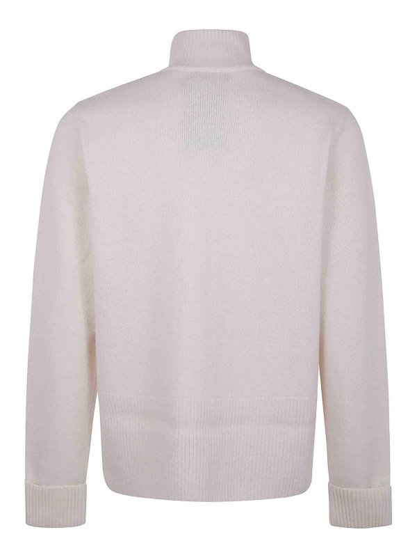 FRED PERRY: cardigans online - Chunky Rib Zip Through Cardigan