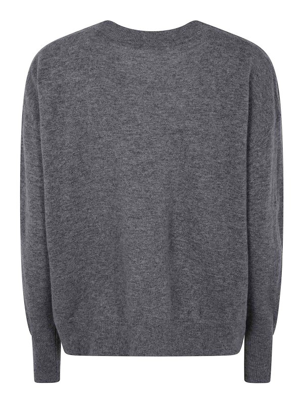 NUUR: Suéteres con cuello pico online - Suéter Con Cuello De Pico - Gris