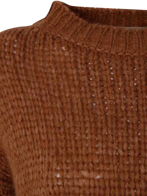 The Best Shops NUUR: クルーネック - クルーネック - ブラウン