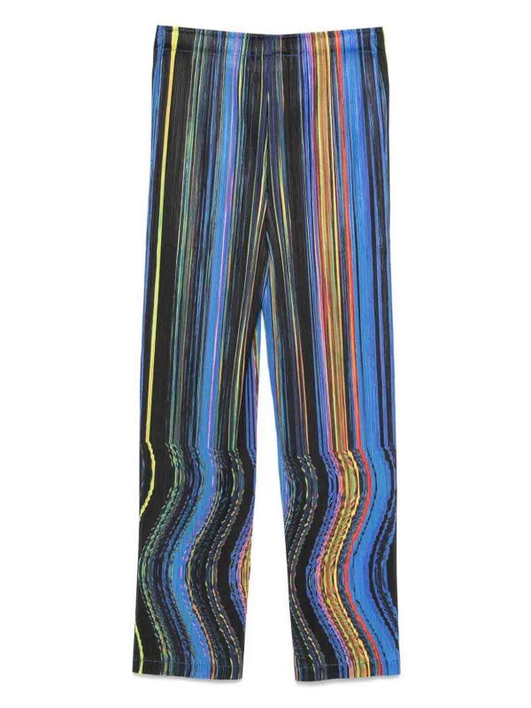 PLEATS PLEASE ISSEY MIYAKE: casual trousers online - Warp Trousers